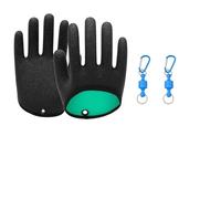 Ruvan 1 Paire Gants De Peche Etanche, Gants De Antidérapants Résistants Prédateur Poisson, pour Pêche Plein Air Manipuler Sécurité Brochet Silure Sandre, avec 2 Magnétisme Boucle