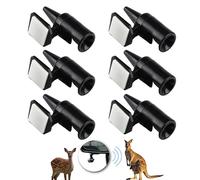 Ruvan 6 PCS Sifflet Ultrasons Ultra Son Anti-Gibier, Sifflet Ultrason Anti Gibier, Dispositif De Sifflet D'avertissement, Pour Voiture Répulsif Sanglier Efficace, Protection Ultrasone