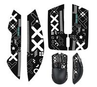 Ruvan Mouse Grip Tape Compatible avec Logitech G Pro X Superlight, Antidérapants, Absorbants De La Transpiration, Antidérapants, Autocollants, 0,5 Mm, pour Souris De Jeu, Bande