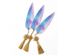 Ruvan Set de 3 Cosplay Kpop Darts, Fléchettes en Résine Dégradé de Couleur Qui Ne Tombent Pas pour Costume Démon Anime Festival de Bande Dessinée Accessoire Performance Scène