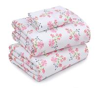 RUVANTI 100% Cotton Twin XL Sheet Sets, 3 Pieces, Soft & Breathable Percale Weave Bedding, Deep Pocket 16", Hotel Standard, Crisp Cool Feel, Durable, Perfect Size Floral Sheets, Bloomex