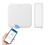 Ruveno Passerelle WiFi G2 Passerelle Hub Télécommande Smart Door Lock Fonctionne avec TTLock Google Home Alexa Voice Control