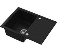 Ruvetti Axel évier en granit 68x49.5 cm noir 3001AX_BC140_W