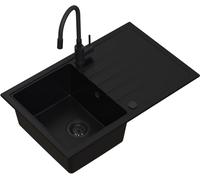 Ruvetti Maxi+ évier avec mitigeur noir/noire LP_3200_MX7950FB_W