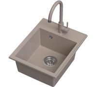 Ruvetti Tito Box évier avec mitigeur beige/beige LP_3200-TB4050BE_W