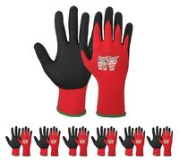 Ruvigrab - Gant de travail en nitrile avec élasthanne, anti-graisse et huiles, jardinage, travaux de construction ou d'agriculture, gants de travail homme et femme