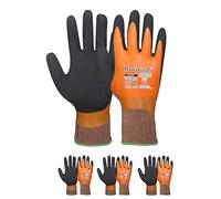 Ruvigrab - Gant de travail imperméable en latex | Gants de jardinage | Gants de travail dans les environnements humides, l'industrie de la pêche ou de l'agriculture | Gant de travail homme et femme