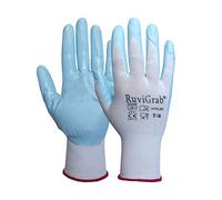 Ruvigrab Gant support nylon, revêtement nitrile alimentaire
