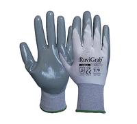 Ruvigrab Gant support textile, revêtement nitrile gris