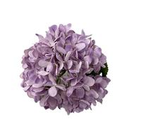 RUWLFE 10pc 58cm Beautiful Silk Artificial Flowers Hydrangea Flower Bouquet for Home Party Wedding Room Table Decoration Floral Arrangement pour Accueil(Color3)