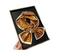 RUWLFE 1Pcs Spring Women Silk Feel Printed Design Scarf Shawl Long Small Scarves Ladies Headband Headscarve pour Femmes(Color 7)