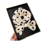 RUWLFE 1Pcs Spring Women Silk Feel Printed Design Scarf Shawl Long Small Scarves Ladies Headband Headscarve pour Femmes(Color 21)