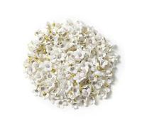 RUWLFE 49Pcs Mini Silk Artificial Flowers Tiny Blossoms Daisy Head for Home Decor Wedding Decoration DIY Garland Gift pour Accueil(Color18)