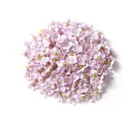 RUWLFE 49Pcs Mini Silk Artificial Flowers Tiny Blossoms Daisy Head for Home Decor Wedding Decoration DIY Garland Gift pour Accueil(Color27)