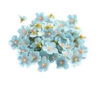 RUWLFE 50/100Pcs Mini Artificial Flowers Fake Head for Home Decor Wedding Marriage Decoration DIY Craft Wreath Gift Accessories pour Accueil(Color1,50Pcs)