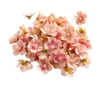 RUWLFE 50/100Pcs Mini Artificial Flowers Fake Head for Home Decor Wedding Marriage Decoration DIY Craft Wreath Gift Accessories pour Accueil(Color3,50Pcs)