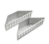 RUWLFE Panier à Charbon de Bois for Barbecue en Plein air, Feuille galvanisée, Outil Carbone for, Outils Cuisson, 1/2 pièces pour Barbecues Charbon(2pcs)