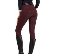 RUWLFE Pantalon d'équitation en Silicone antidérapant, séchage Rapide, Moulant, for Le Cyclisme, for Les examens équestres pour Femmes(XS)