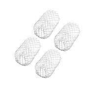 RUWLFE Piège à Boue débris de Feuilles en Aluminium, 12 pièces, étanche, résistant aux intempéries for Les Protections gouttières pour Maison,Fossé,Égou