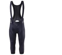 RUWLFE Short de Cyclisme for Hommes, Pantalon Pro Motard Route, Cuissard à Bretelles rembourré, Collant vélo, Interface élastique, Bavoir Moto, 3/4 pour VéLo(3XL)