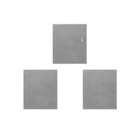 RUWLFE Tapis de Barbecue en Maille for Grille, résistant aux Hautes températures, Doublure découpable, Filet for, tranches Viande pour Main Gauche et Droite(Quadrate A-3PCS)