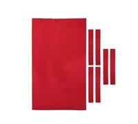 RUWLFE Tapis de Billard Rechange for Table 7/8/9 Pieds, Nappe Professionnelle et Accessoires pour Clubs(Red,7FT)