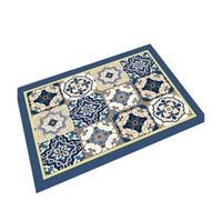 RUWLFE Tapis de Cuisine imperméable, résistant à l'huile, Absorbant, Anti-poussière, Tapis Porte d'entrée Salle Bain, décoration la Maison pour Cuisine(40X60CM)