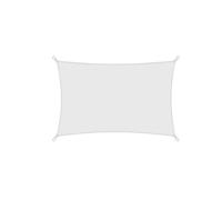 RUWLFE Toile D'ombrage Blanc Toutes Les Tailles 420D imperméable à l'eau Voile d'ombrage carré Rectangle Triangle Jardin terrasse auvent Piscine Ombre Camp randonnée Cour auvent(2.5X3.0m)