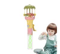 Ruwshuuk à Bulles Enfant - Carrousel Souffleur Lumineux | s Sensorielle Portative pour Fête d'anniversaire Pâques Noël Plage Jardin Parc