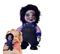 Ruwshuuk animatronique effrayante - Animatronique - maison hantée et objet de vacances - avec son effrayant activé par un son effrayant