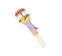 Ruwshuuk Baguette magique à bulles pour tout-petits | Toboggan rotatif brillant avec lumière - Jouet interactif pour fêtes en plein air, Pâques, Noël, anniversaire, parc, jardin et