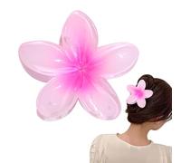 Ruwshuuk Barrettes Griffes à Motifs Fleuris pour Femmes | Barrettes Griffe pour Cheveux Épais ou Fins Femme | Accessoires Coiffure Été Plage Mode Cadeau pour Fille Amie Sœur Épouse
