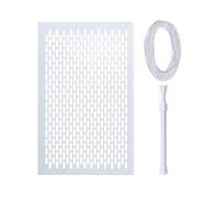 Ruwshuuk Bouclier Skimmer Piscine - Filet pare- feuilles, antirouille, élimination des débris et protection pour maison, étang, hôtel, école