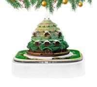 Ruwshuuk Calendrier horloge 2026 | Calendrier amovible 2026 Arbre de Noël 3D - Planificateur d'apprentissage avec lumière | pour enseignants, étudiants, , adultes, Noël, maison