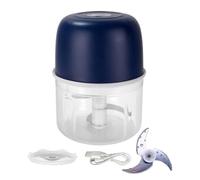 Ruwshuuk Coupe-ail électrique, broyeur d'ail puissant - Processeur automatique sans fil multifonction portable pour cuisine légumes aliments et préparation repas bébé