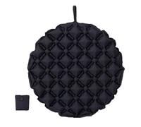 Ruwshuuk Coussin gonflable, rond, confortable, portable, anti-humidité, léger, imperméable, pour voiture, fauteuil roulant, longs trajets