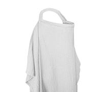 Ruwshuuk Couverture d'Allaitement - Housse D'allaitement en Coton 100% Respirant - Accessoires Sécurité Siège Auto Enfant avec Tablier à Encolure Arrondie et Voile de Protection pour Maison Extérieur