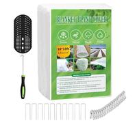 Ruwshuuk Couverture flottante pour potagères - Lingettes antigel réutilisables en non-tissé pour l'extérieur - Pour l'hiver, les légumes, les parterres surélevés et le froid