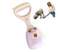 Ruwshuuk Cure-déjections canines pour chiot portable avec sel de rangement intégré pour lits pour chats avec poignée ergonomique pour les promenades quotidiennes
