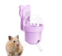 Ruwshuuk Dispensateur d'eau du Hamster, mangeoire à Eau du Hamster - Pas de Bouteilles d'alimentation en Eau pour Petites Animaux pour la Cage,Little Animal Waterer fournit des cobayes, des Lapins,