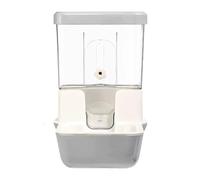 Ruwshuuk Distributeur de Nourriture pour Lapins | Bol Alimentaire Automatique pour Chinchillas | Gamelle avec Grand Stockage et Base Stable pour Gerboises Chinchillas Hérissons Furets Perroquets
