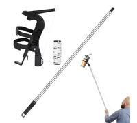 Ruwshuuk Extension de bombe aérosol - Adaptateur de pulvérisateur réglable à longue portée | Accessoires de poteau d'extension pour défense nid d'abeilles, ruche, arbre, peinture, jardin, cour, parc