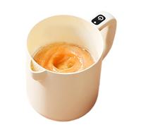 Ruwshuuk Fouet Électrique À Œufs | 2 En 1 Tasse À Mélanger Et Passoire - Bol Lave-Riz 1L Mélangeur Automatique pour Pâtisserie Fouetter Battre Mélanger