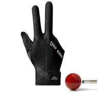 Ruwshuuk Gants de table de billard, gants de billard, gants de tireur de queue de billard, main gauche/droite, taille universelle, gants de piscine à 3 doigts pour le sport de carambole