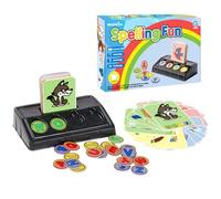 Ruwshuuk Jeu de lettres assorties, jeux d'orthographe de mots , jeux de mots de vue, jouets d'apprentissage de l'alphabet, jeux d'orthographe avec lettres assorties pour l'école
