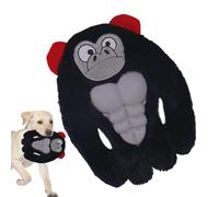Ruwshuuk Jouet couineur pour Chien | Jouet interactif en Peluche Gorilla pour Chien - Jouet à mâcher bavardant, Jouet Confortable pour l'entraînement comportemental pour Chiens de Petite,