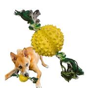 Ruwshuuk Jouet de Distributeur de friandises pour Chiens, Distributeur de friandises pour Chiens | Jouet de Puzzle de Chien - Maillers agressifs Dentition avec Une Corde mâchonne de Dentition de la