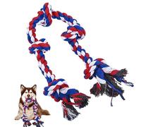 Ruwshuuk Jouet en corde pour chien - Jouet Cleaning Puppy Toy | Corde morale haute performance pour chiens de taille moyenne - Outil de dentition pour chiot - Outil pour le brossage des den