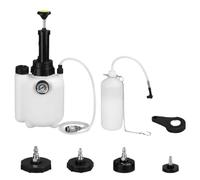Ruwshuuk Kit de Purge de Freins - Purgeur De Frein sous Pression 3 litres pour Vidange - Outil De Maintenance Automobile Professionnel pour Travaux en Solo sur Véhicules