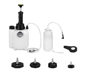 Ruwshuuk Kit de Purge de Freins - Purgeur De Frein sous Pression 3 litres pour Vidange - Outil De Maintenance Automobile Professionnel pour Travaux en Solo sur Véhicules